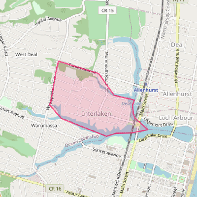 Map of Interlaken