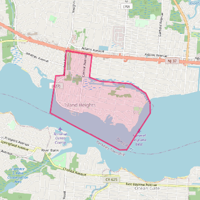 Map of Island Heights