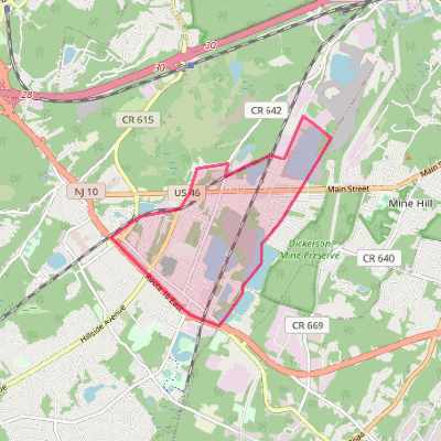 Map of Kenvil