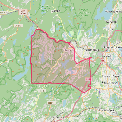 Map of Kinnelon