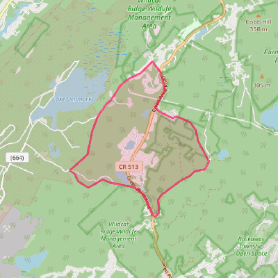 Map of Lake Telemark