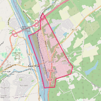 Map of Lambertville