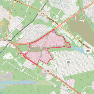 Map of Leisure Village West