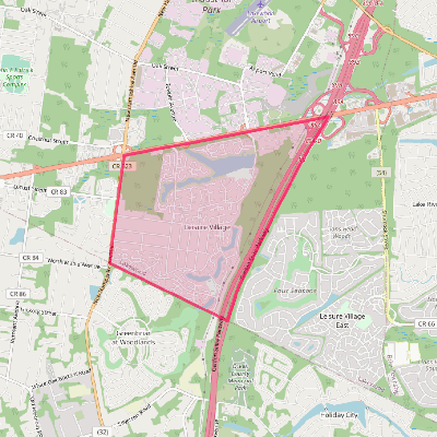 Map of Leisure Village