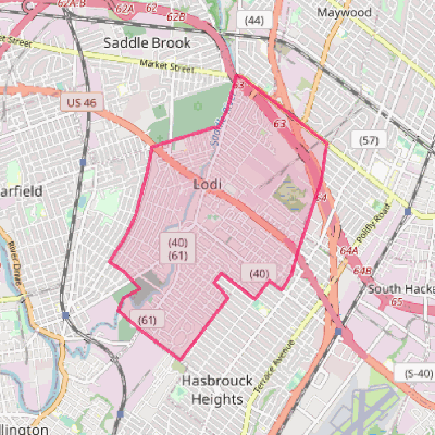 Map of Lodi
