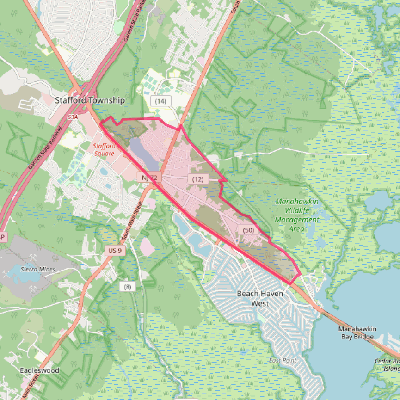 Map of Manahawkin