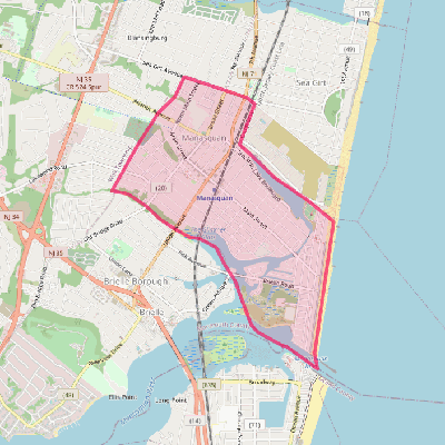 Map of Manasquan