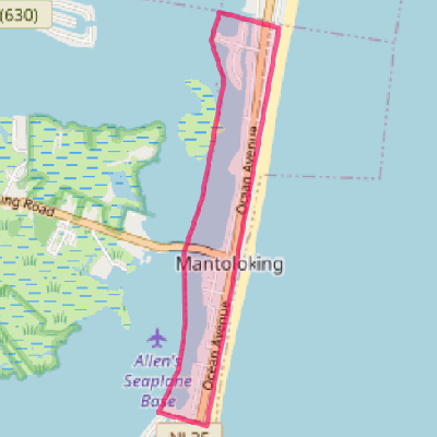 Map of Mantoloking