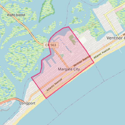 Map of Margate City