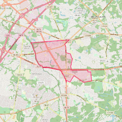 Map of Marlton