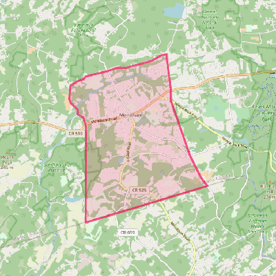 Map of Mendham