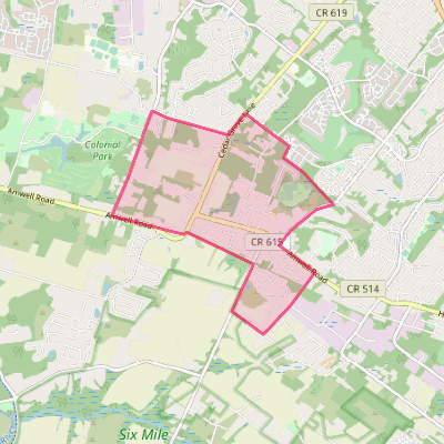 Map of Middlebush