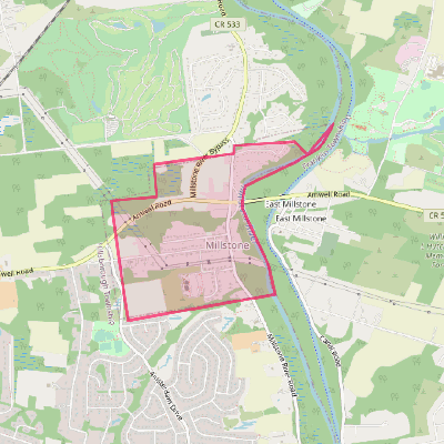 Map of Millstone