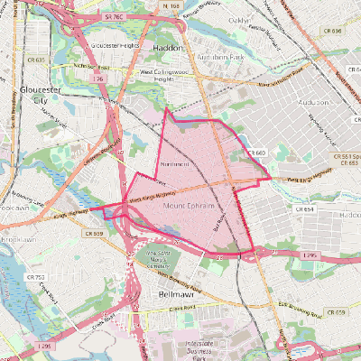 Map of Mount Ephraim