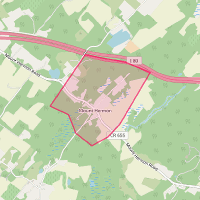 Map of Mount Hermon