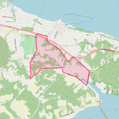 Map of Navesink