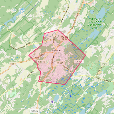 Map of Newton