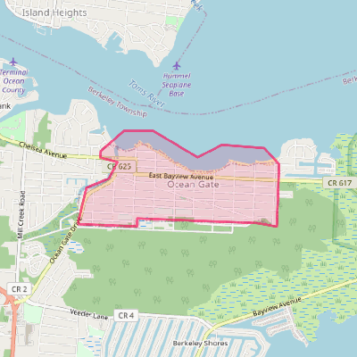 Map of Ocean Gate