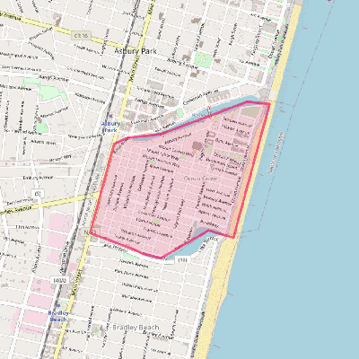 Map of Ocean Grove