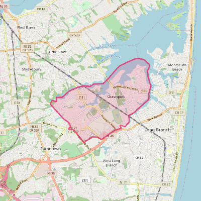 Map of Oceanport