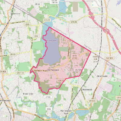Map of Old Tappan