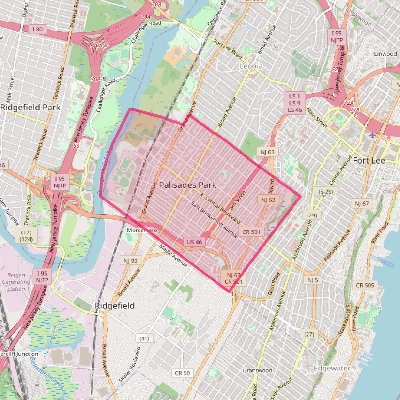 Map of Palisades Park