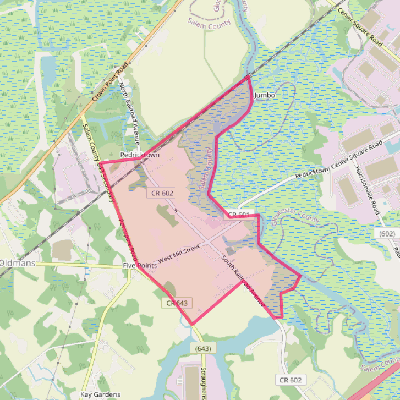 Map of Pedricktown