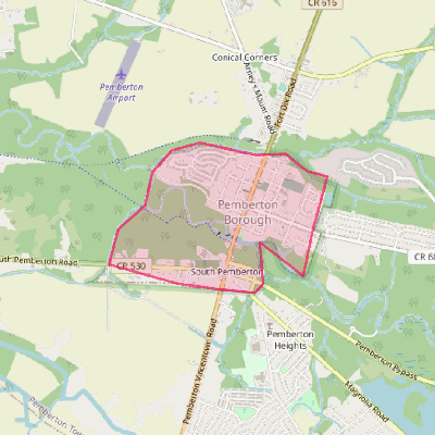 Map of Pemberton