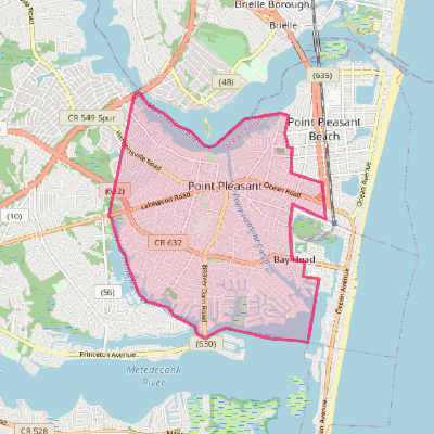 Map of Point Pleasant