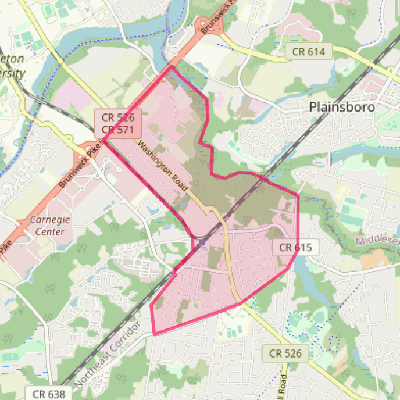 Map of Princeton Junction