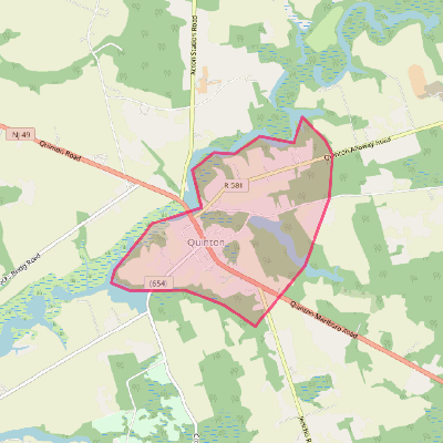 Map of Quinton