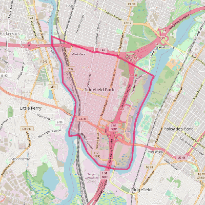 Map of Ridgefield Park