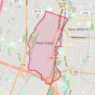 Map of River Edge