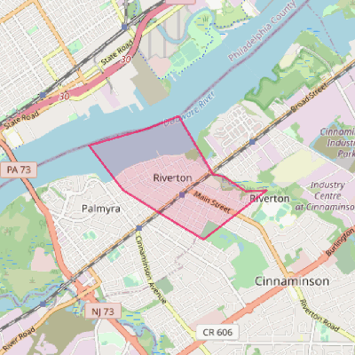 Map of Riverton