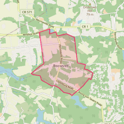 Map of Roosevelt