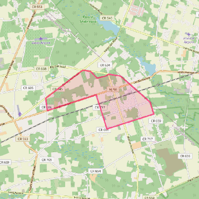 Map of Rosenhayn