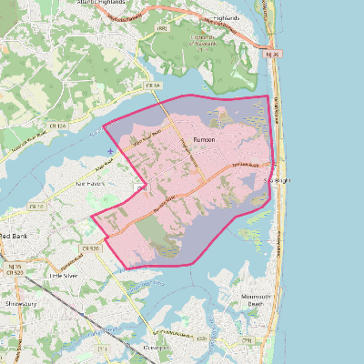 Map of Rumson