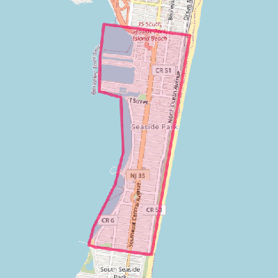 Map of Seaside Park