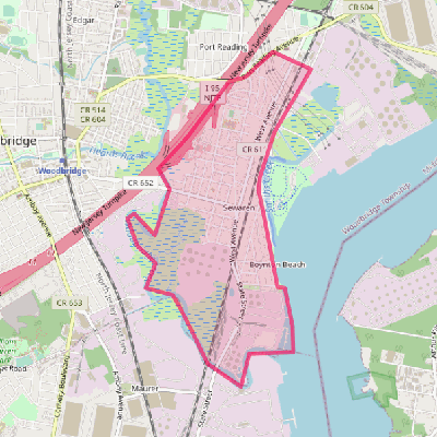 Map of Sewaren
