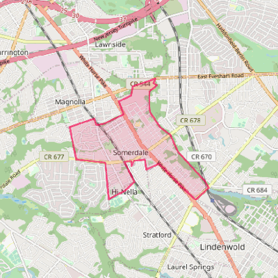 Map of Somerdale