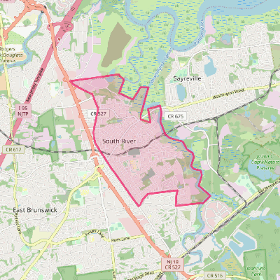 Map of South River