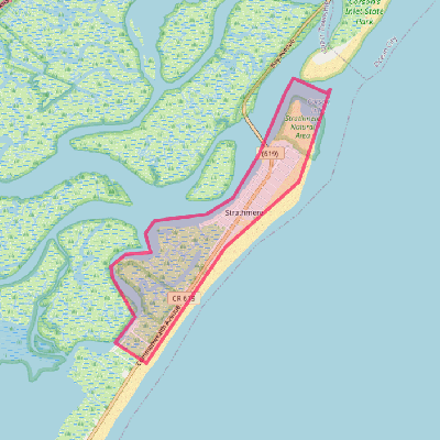 Map of Strathmere