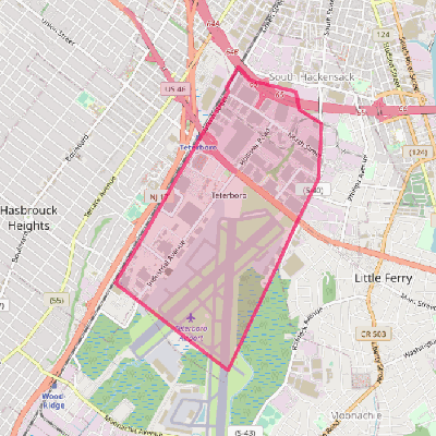 Map of Teterboro