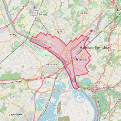 Map of Trenton