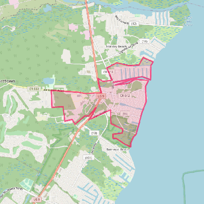 Map of Waretown