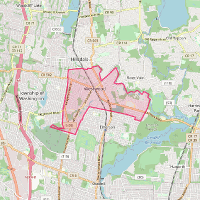 Map of Westwood