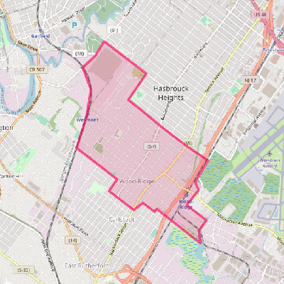 Map of Wood-Ridge