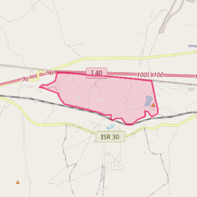 Map of Acomita Lake