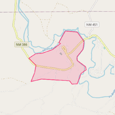 Map of Anton Chico