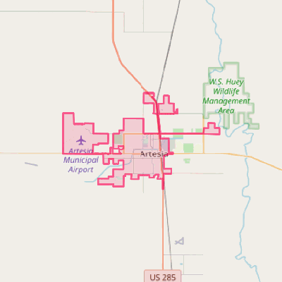 Map of Artesia